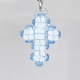 Small Cross - Earrings Pervenche - 2
